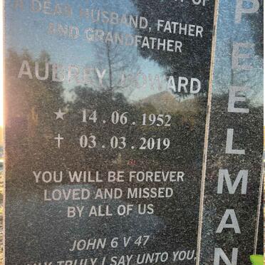 SPEELMAN Aubrey Howard 1952-2019