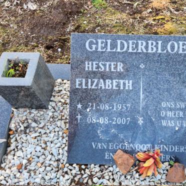 GELDERBLOEM Hester Elizabeth 1957-2007