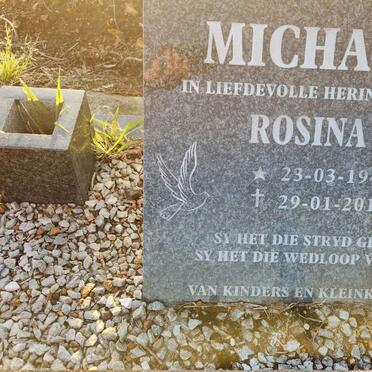 MICHAELS Rosina M. 1945-2012
