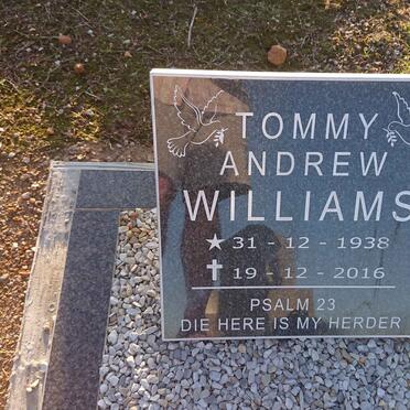 WILLIAMS Tommy Andrew 1938-2016