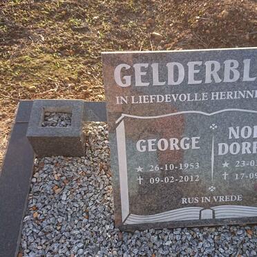 GELDERBLOEM George 1953-2012 & Norah Dorreen 1955-2018