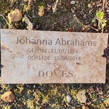 ABRAHAMS Johanna 1954-2014