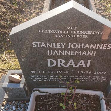 DRAAI Stanley Johannes 1954-2009