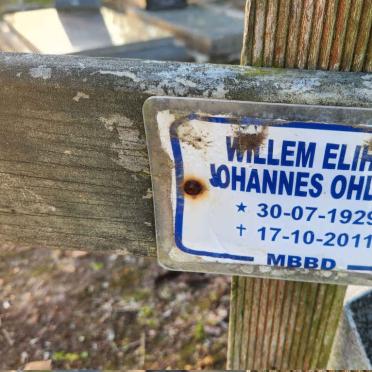 OHLSON Willem Elihas Johannes 1929-2011