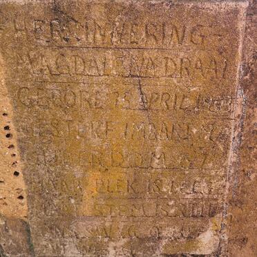 DRAAI Magdalena 1903-1970