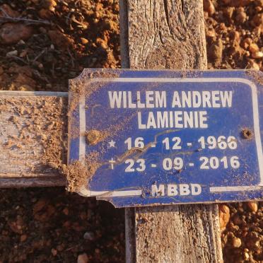 LAMIENIE Willem Andrew 1966-2016
