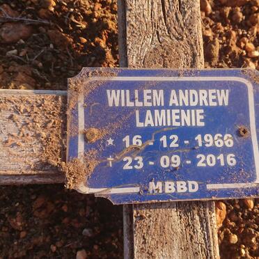 LAMIENIE Willem Andrew 1966-2016