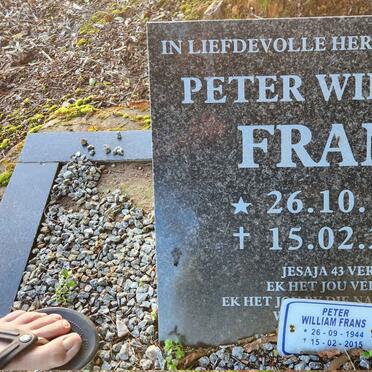 FRANS Peter William 1944-2015