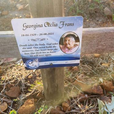 FRANS Georgina Ceclia 1929-2021