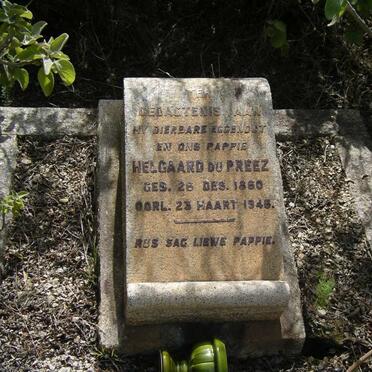 PREEZ Helgaard, du 1860-1946