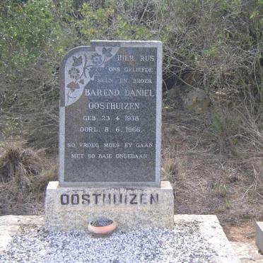 OOSTHUIZEN Barend Daniel 1938-1966