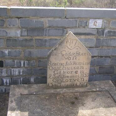 OOSTHUIZEN Rosina Willemina 1835-1917