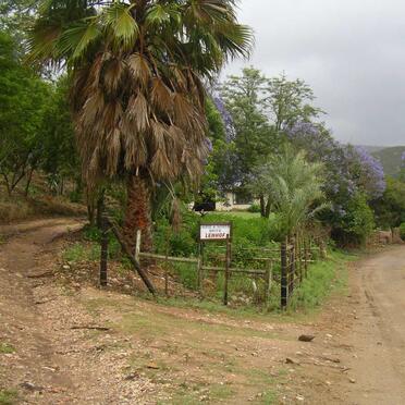 1. Entrance to the farm Lenhof in the Herbertsdale district