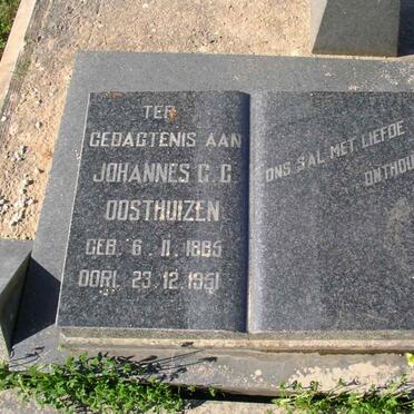 OOSTHUIZEN Johannes G.C. 1885-1951