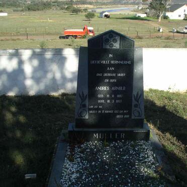 MULLER Andries Arnold 1897-1977