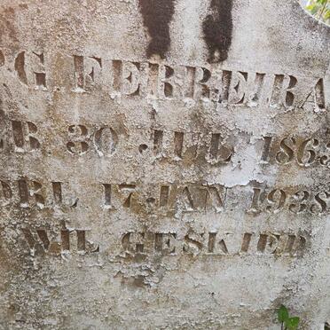 FERREIRA H.P.G. 1863-1938