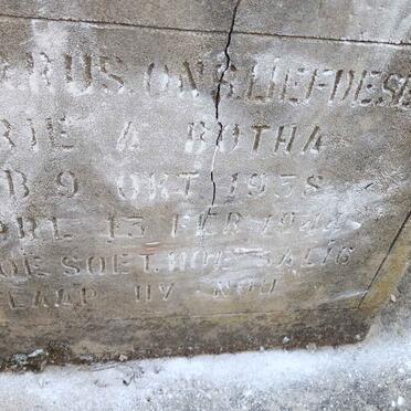 BOTHA Adrie A. 1938-1944