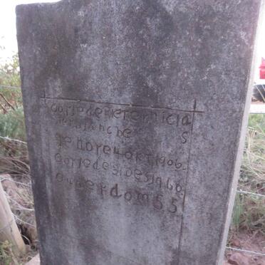 TERBLANCHE Pieterniela S. 1906-1960