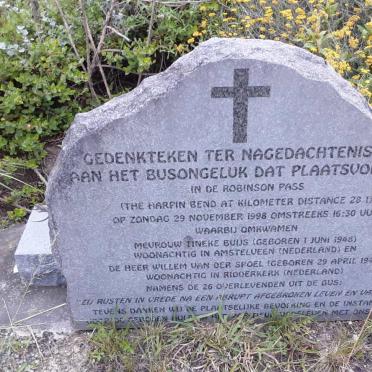 SPOEL Willem, van der 1941-1998 :: BUJS Tineke 1948-1998