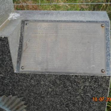 3. Memorial Plaque in English