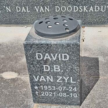 ZYL David D.B., van 1953-2021