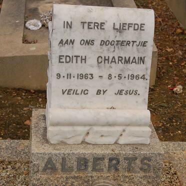 ALBERTS Edith Charmain 1963-1964