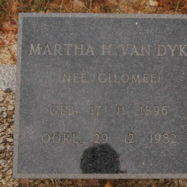 DYK Martha H., van nee GILOMEE 1896-1982
