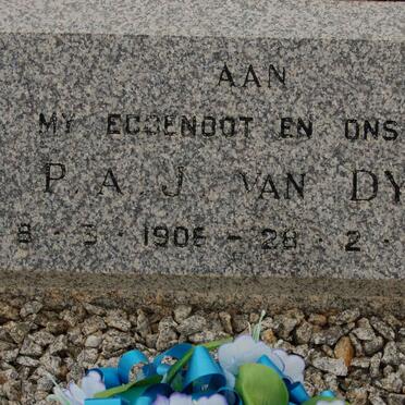DYK P.A.J,.  van 1906-1969