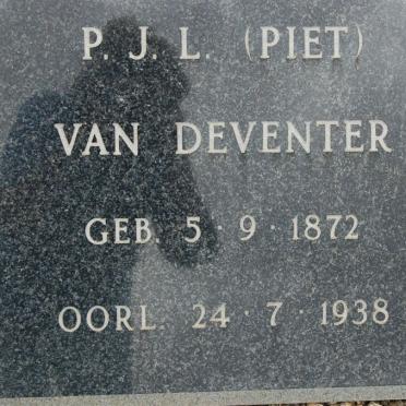 DEVENTER P.J.L., van 1872-1938