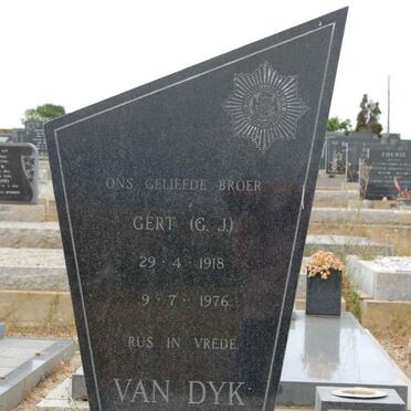 DYK G.J., van 1918-1976