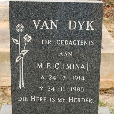 DYK M.E.C., van 1914-1985