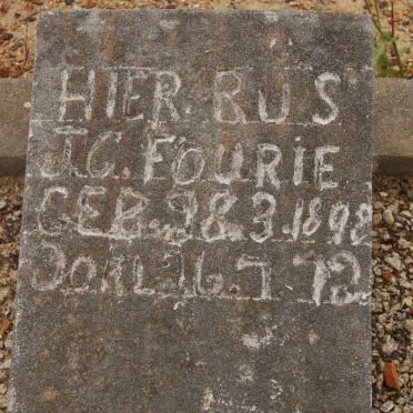 FOURIE J.C. 1898-1972