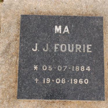 FOURIE J.J. 1884-1960