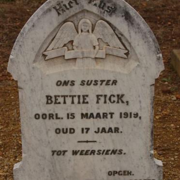 FICK Bettie -1919