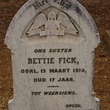 FICK Bettie -1919