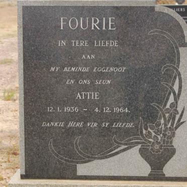FOURIE Attie 1936-1964