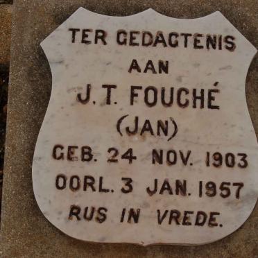 FOUCHE J.T. 1903-1957