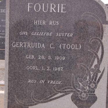 FOURIE Gertruida C. 1909-1967