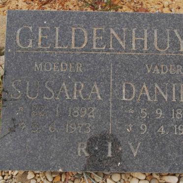 GELDENHUYS Daniel 1880-1965 &amp; Susara 1892-1973