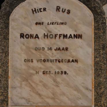HOFFMANN Rona -1939