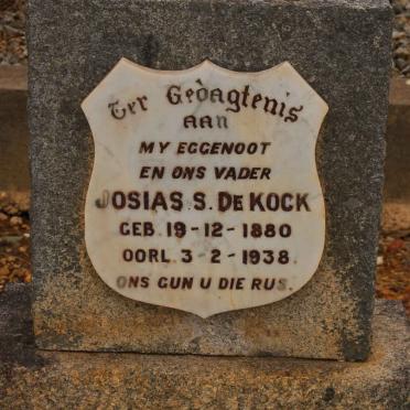 KOCK Josias S., de 1880-1938