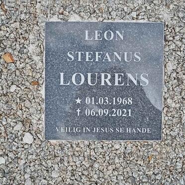 LOURENS Leon Stefanus 1968-2021