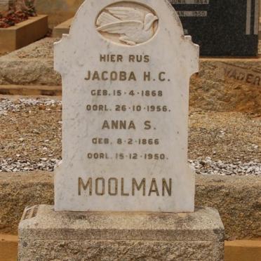 MOOLMAN Jacoba H.C. 1868-1956 :: MOOLMAN Anna S. 1866-1950