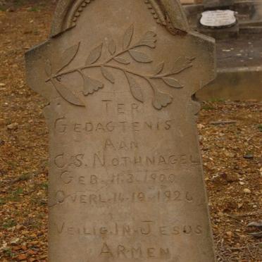 NOTHNAGEL C.S. 1900-1924