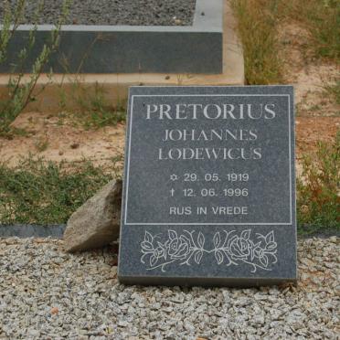 PRETORIUS Johannes Lodewicus 1919-1996