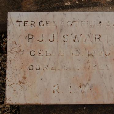 SWART P.J.J. 1890-1929