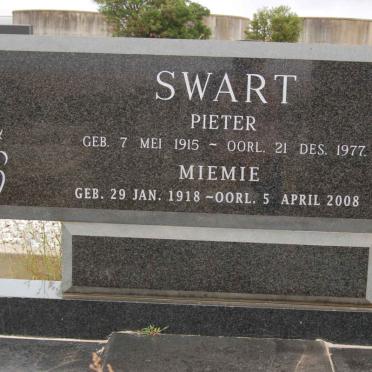 SWART Pieter 1915-1977 &amp; Miemie 1918-2008