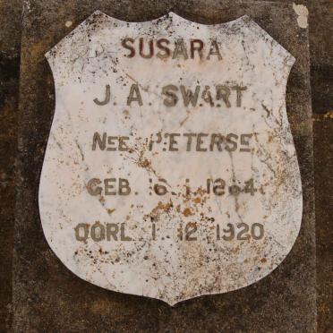 SWART Susara J.A. nee PIETERSE 1864-1920