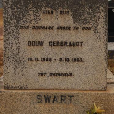 SWART Douw Gerbrandt 1903-1963