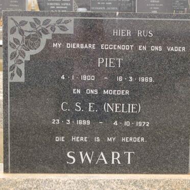 SWART Piet 1900-1969 &amp; C.S.E. 1899-1972